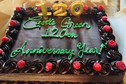 Castle Green 120th Anniversary cake
